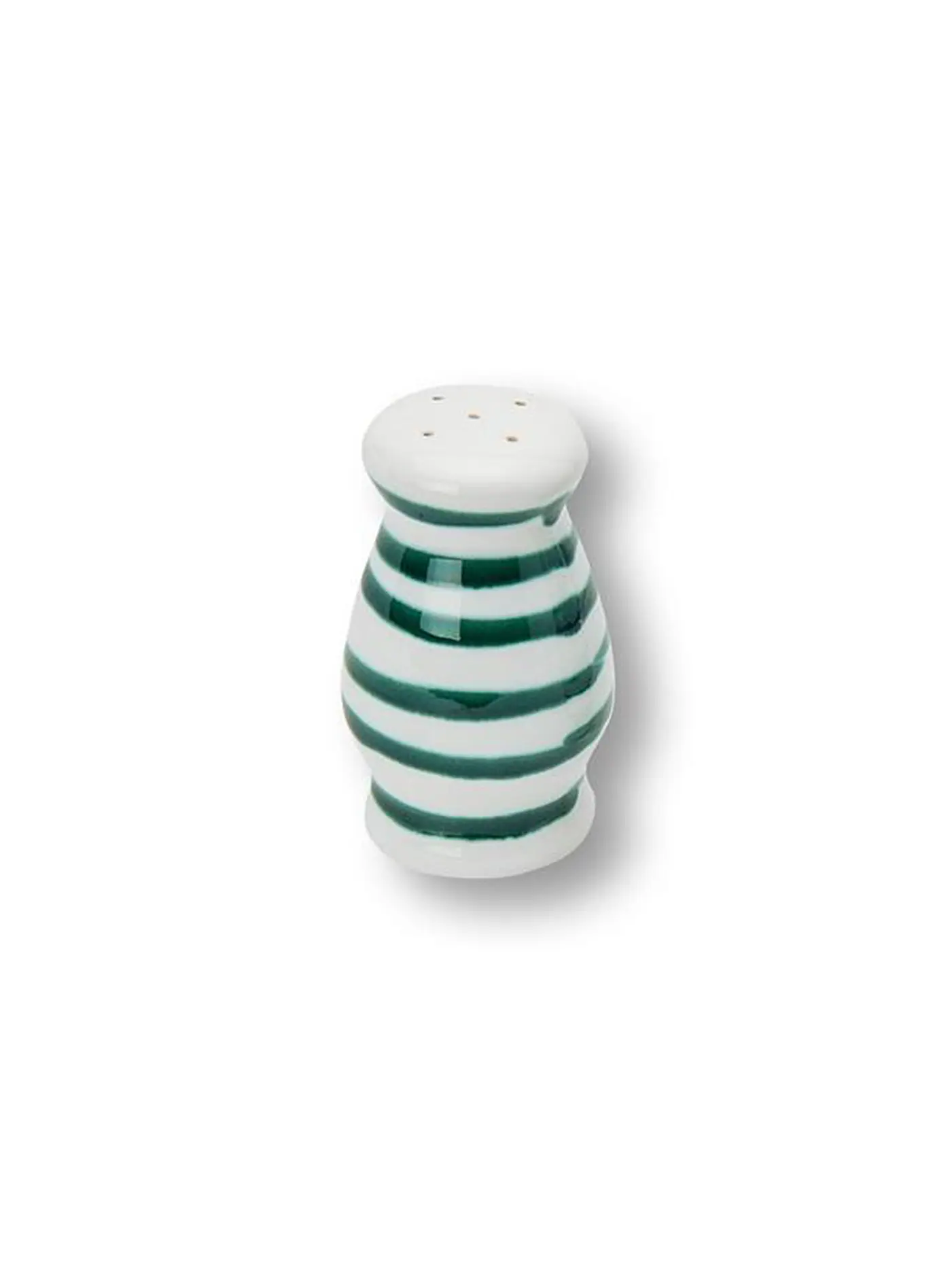 GMUNDNER KERAMIK | Salzstreuer bauchig "Grün Geflammt" 9cm | 